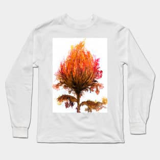 Crazy Red Flower 2 Long Sleeve T-Shirt